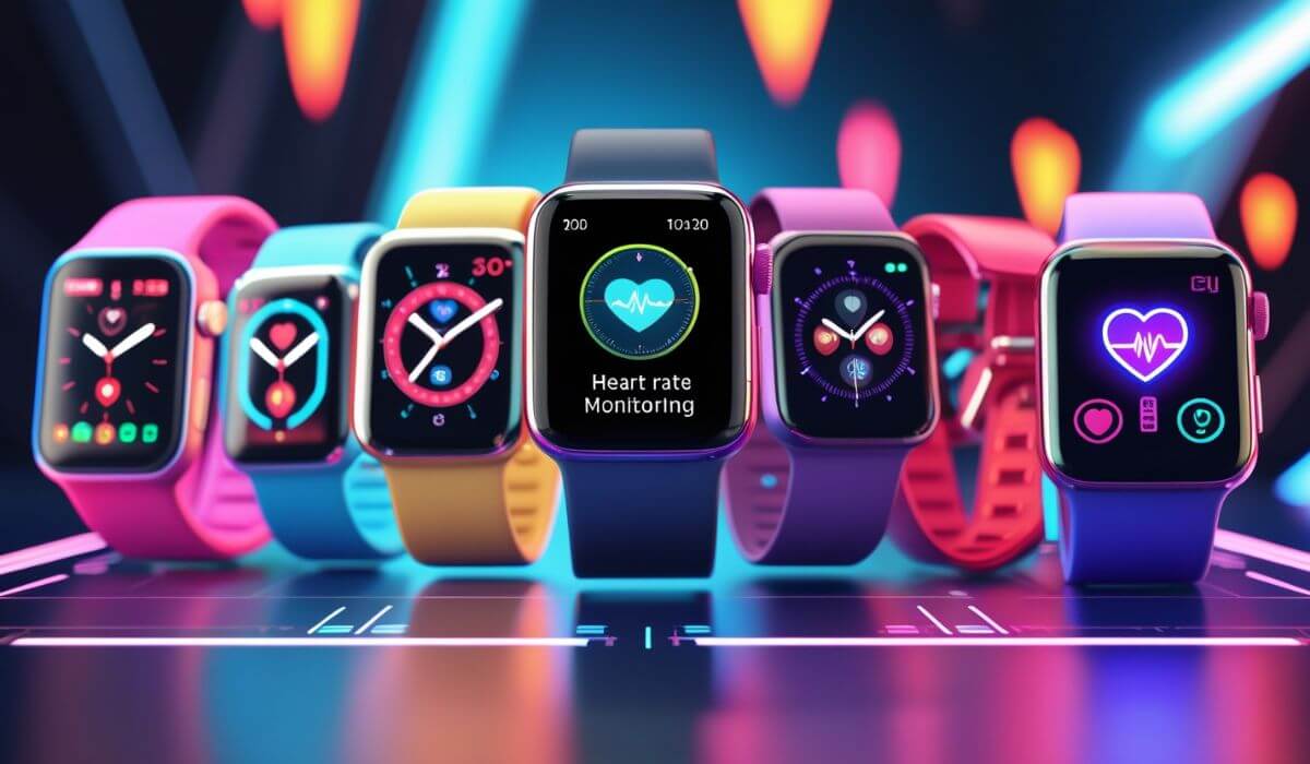 heart rate monitoring smartwatches